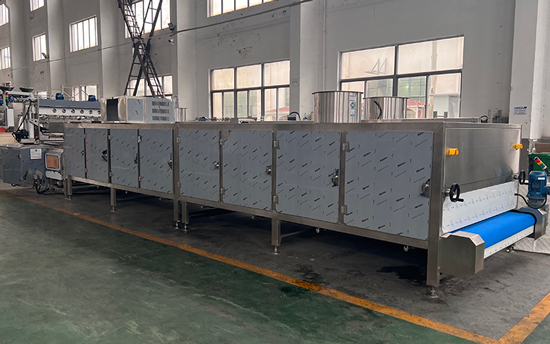 Línea de producción de caramelos duros GD600 en EE. UU.