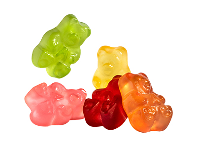 Productos hechos por nuestra línea de producción de gomitas