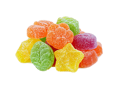 Productos hechos por nuestra línea de producción de gomitas