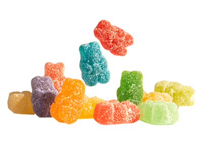 Productos hechos por nuestra línea de producción de gomitas