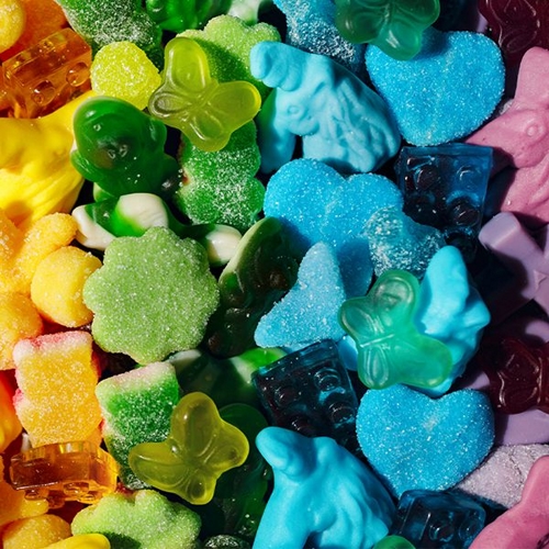 Productos hechos por nuestra línea de producción de gomitas