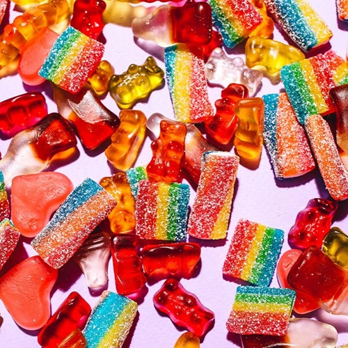 Productos hechos por nuestra línea de producción de gomitas