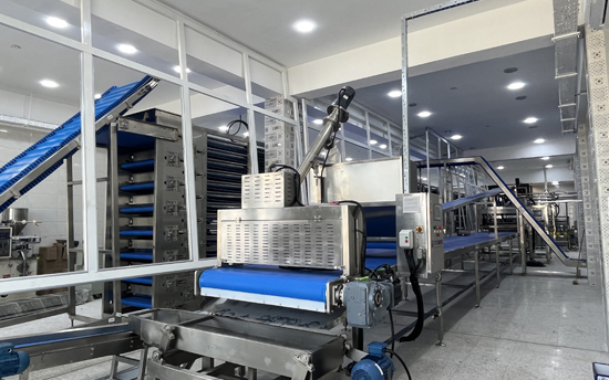 Línea de producción automática de marshmallow en Irak